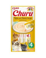 INABA Churu Tuna with cheese 4x14g tunas su sūriu katėms