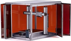 Snapmaker 3D spausdintuvas, 3D spausdinimas, lazerinis graviravimas ir CNC 3D spausdintuvas "3-in-1", 320 x 350 x 330 mm darbinis plotas, 3D spausdintuvo automobilinis išlyginimas, su korpusu, spausdinimo atnaujinimo funkcija, triukšmo mažinimas (A350T