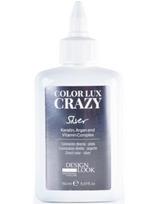 Design Look ilgalaikiai dažai su geliniu pigmentu Design Look Color Lux Crazy Silver 150ml