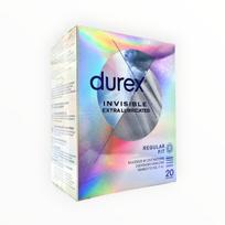 Durex Invisible Extra Lubricated 20 vnt.