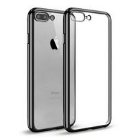 Mocco Electro Jelly Silicone Case for Apple iPhone 6 / 6S - Transparent Black