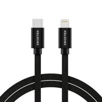 Swissten Textile Universal Quick Charge 3.1 USB-C to Lightning Data and Charging Cable, 2m