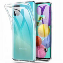 Mocco Ultra-Thin Back Case, 1 mm Silicone Case for Samsung Galaxy A22 4G, Transparent