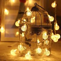 RoGer String Lights with 100 Warm-White LEDs, 10m