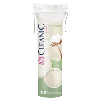 CLEANIC NATURALS, vatos diskeliai, 100 vnt.