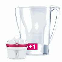 BWT vandens filtravimo ąsotis "AQUAlizer Home" baltas su magnio vandens filtru 2,7 l