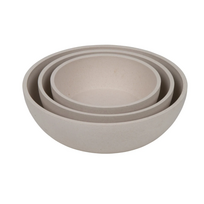 DISTRICT 70 BAMBOO dubenėlis šunims, 21 cm, 1,6 l, kreminė spalva