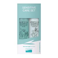 GREENFIELDS Sensitive Care Set kailio priežiūros rinkinys jautrios odos šunims, 2x250ml
