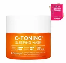 Naktinė, skaistinanti veido odą kaukė Nightingale C Toning, 100 ml NIG27466