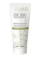 Dr.SEA  Multivitaminų maitinamasis rankų ir nagų kremas su avokadų ir alyvuogių aliejais - 200 ml