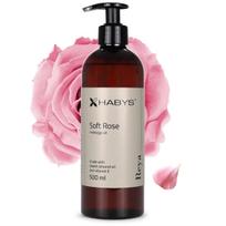Masažo aliejus HABYS Soft Rose, 500 ml.