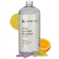 Masažo aliejus HABYS Citrus/Lavender/Bergamot, 1000 ml.