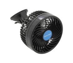 Automobilio ventiliatorius su siurbtuku 9W/12V juoda