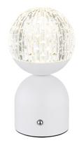 Stalinis LED šviestuvas GLOBO JULSY, 2,5W,2700/4000/6500K,243lm, įkraunamas,USB,baltos sp.