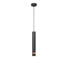 Pakabinamas LED Sietynas TUBA 1xGU10/4,8W/230V juodas/vario