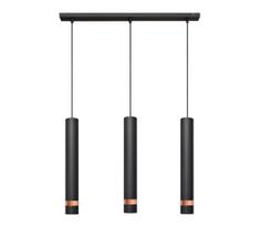 Pakabinamas LED Sietynas TUBA 3xGU10/4,8W/230V juodas/vario