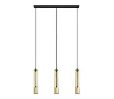 LED Pakabinamas sietynas BARS 3xGU10/4,8W/230V aukso