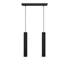LED Pakabinamas sietynas TUBA 2xGU10/4,8W/230V juodas