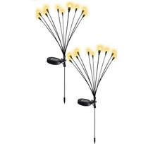 Lauko šviestuvai su saulės baterija, 4 in 1, 40 LED