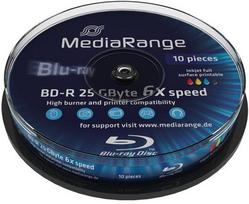 MediaRange BD-R 25GB 6x10 VNT (MR500)