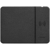 CANYON MP-W5, Mouse Mat with wireless charger, Input 5V/2A,9V2A Output 5W/7.5W/10W, 324*244*6mm, USB Type C cable length 1m, Black, 220g
