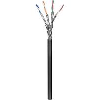 Goobay 77624 CAT 6 outdoor network cable, S/FTP (PiMF), black, 100m. Goobay