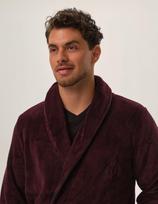 Vyriškas chalatas Hustle 41935-93X Bordo M Bordo