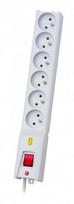 Surge protector LX 610, 1L, 1.5m, grey