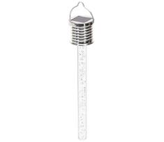 Aigostar - LED RGB šviestuvas, įkraunamas saulės energija LED/0,006W/1,2V chromas IP44