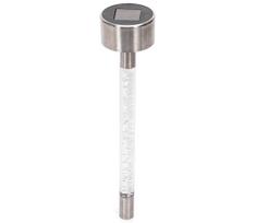 Aigostar - LED šviestuvas, įkraunamas saulės energija LED/0,006W/1,2V 36,7cm chromas 6500K IP44