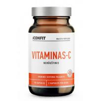 Iconfit Vitaminas C ne-rūgštus Vitamin C - Non-Acidic 90 kapsulių