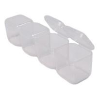 Plastikinė dėžutė - 55x45x15 mm - Rakinamas konteineris - Tvarkyklės