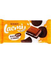 Pieniškas šokoladas ROSHEN, Lacmi, su sausainiais ir karamele, 100 g
