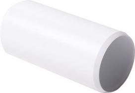Slip on coupling from PVC for EN pipes with diameter 16 mm, white, self snuffing 0216E_HB | 8595057643925