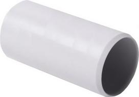 Slip on coupling from PVC for EN pipes with diameter 16 mm, light grey, self snuffing 0216E_KB | 8595057618183