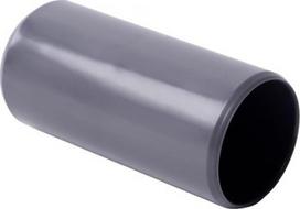 Slip on coupling from PVC for EN pipes with diameter 16 mm, dark grey, self snuffing 0216E_LB | 8595057618121