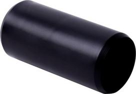 Slip on coupling, UV stable, halogen free for EN pipes with diameter 63 mm, black, self snuffing 0263HF_FB | 8595057629356
