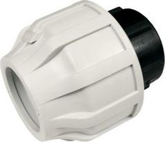 End piece from PP screw-on for optical cable protectors HDPE with diameter 25 mm 05024_KB | 8595568905468