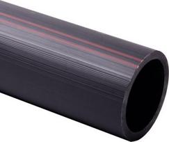 Optical cable protector from HDPE, halogen free, with diameter 32 mm, mechanical resistance 750N/20cm, black, 100m coil, tested under pressure of 1,5 MPa for 1 hour 06032_FS100 | 8595057665552