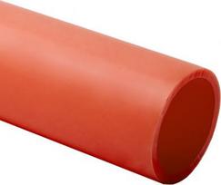 Optical cable protector from HDPE, halogen free, with diameter 40 mm, mechanical resistance 750N/20cm, orange, 100m coil, tested under pressure of 1,5 MPa for 1 hour 06040_AS100 | 8595057655409
