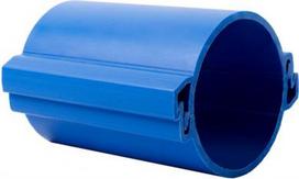Divided cable duct from HDPE, halogen free KOPOHALF with diameter 110 mm, mechanical resistance 450N/20cm, blue, in distributed position 06110/2_CA | 8595057651821