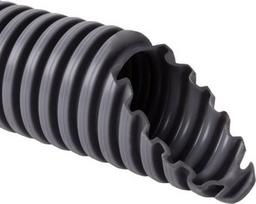 Flexible wiring pipe, halogen free, SUPER MONOFLEX HFPP with diameter 40 mm, 34222, mechanical resistance 750N/5cm, grey, package 50 m 1240HFPP_L50 | 8595057621848