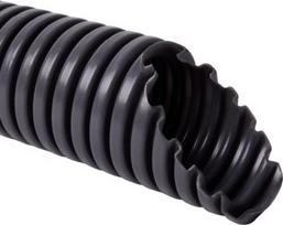 Flexible wiring pipe from PVC SUPER MONOFLEX with diameter 50 mm, 33212, mechanical resistance 750N/5cm, dark grey 1250_L25 | 8595057612969