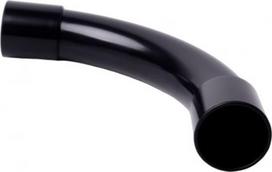 Elbows 90° for rigid wiring pipes from PVC diameter 40 mm, black. Possibility to install in places with risk of flammable gases and vapours – danger zone 2 and in places where is danger of explosions of dust – danger zone 22 4140_FB | 8595057617773