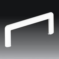 Grommet cover 8237, PK 170X65 D, white, accesories for parapet trunking 8237_HB | 8595568927156