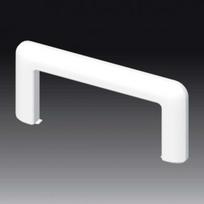 Grommet cover 8477, PK 120x55 D, white, accesories for parapet trunking 8477_HB | 8595057657052