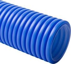 Antistatic and antibakterial flexible halogen free double-coated corrugated pipe KOPOFLEX diameter 90 mm, blue, length 50 m. KF 09090_PLCA | 8595568930965