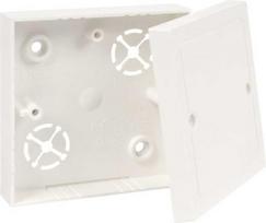 LK 80/2 - Junction box for trunkings, configuration HB, colour super white/RAL9004, package - 10/120 pcs LK 80/2_HB | 8595057616394