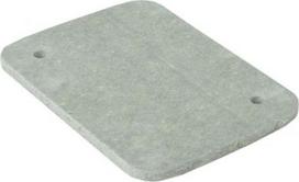 PI 80 2ZT - thermo-isolating pad, configuration XX, grey colour, package - 10/40 pcs PI 80 2ZT_XX | 8595057614710