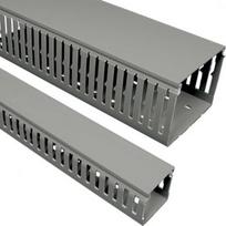 Distribution trunking RK 60X60 LD, dark grey, 2 m, carton. Optimal closing, fixed cover. Easy installation and removal. Rib can be easily breaked out at the bottom of the trunking. Delivered with Cover RK 60X60_LD | 8595057623194